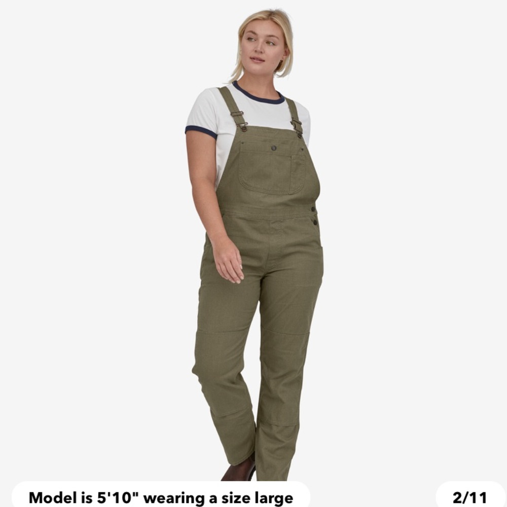Patagonia all seasons hemp canvas bib overalls